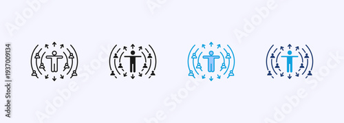 Influence Icon Set Multistyle Various Collection Element For Design