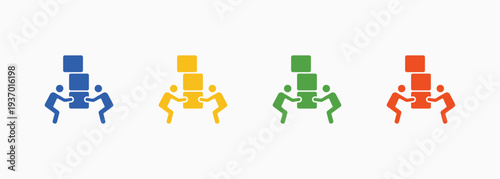 Handling Icon Set Color Multiple Style Collection Element For Design