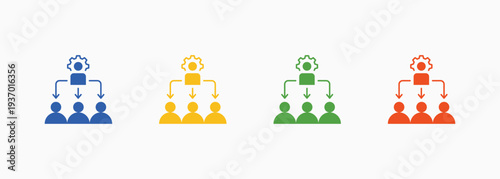 Coordination Icon Set Color Multiple Style Collection Element For Design