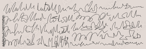 Abstract doodle texture with messy pen scratch lines, chaotic scribbles, thin pen scratches, hand drawn strokes for grunge backgrounds and creative illustration work