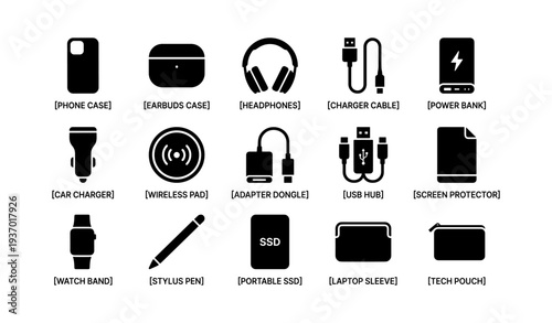 Essential tech accessories: cases, chargers, adaptors, protectors, and more