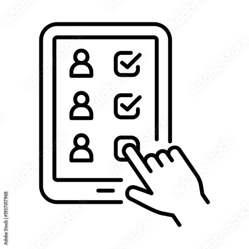 Online attendance check