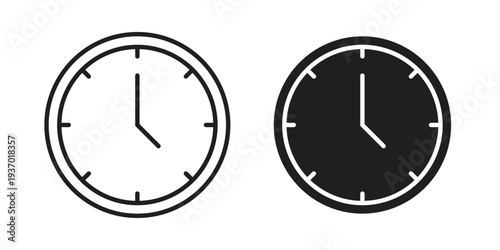 Time icon vector illustrations. vector glyph flat icons