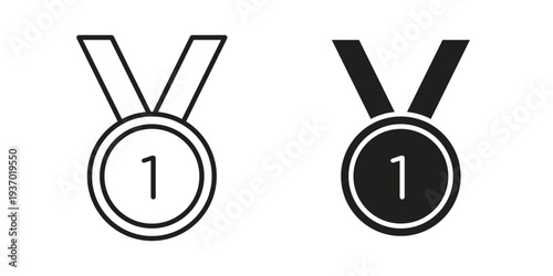 Winner icon vector illustrations. vector glyph flat icons