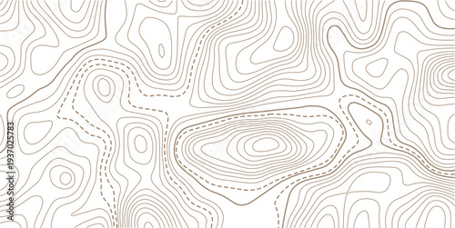 Seamless space white and black location wave outline topography map diagram.Background of the topographic map. Topographic map lines, contour background. Geographic abstract grid.