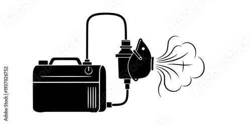 Nebulizer Machine Respiratory Therapy Icon