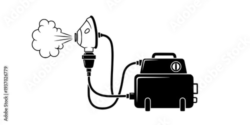 Nebulizer Machine Respiratory Therapy Icon