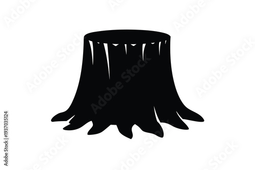 Tree Stump, Tree Trunk Remnant