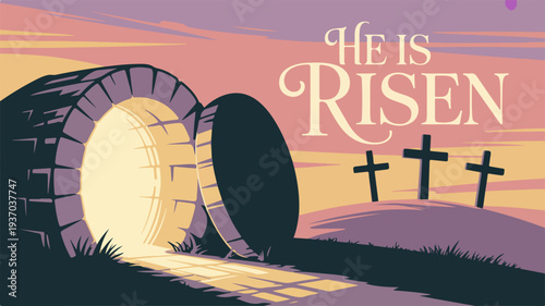 Easter Resurrection Scene