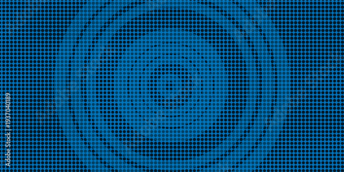 Blue comic book background vintage pop art superhero background for comics, comic background with dot pattern halftone abstract vector flash and circle texture