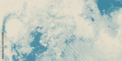 retro sky pattern on old paper background. raster vintage clouds