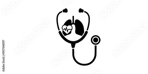 Digital Stethoscope ICU Cardiology Icon
