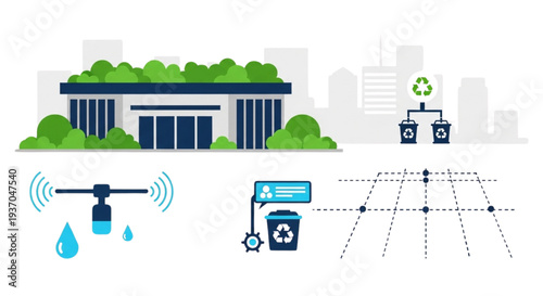 Smart City Solutions Sustainable Building, Waste Management, and Smart Agriculture Integration