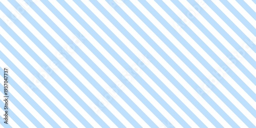 Quadro em tela Light blue and white diagonal stripes pattern