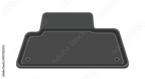 Black Car Floor Mat, Automotive Interior Accessory, Vehicle Protection