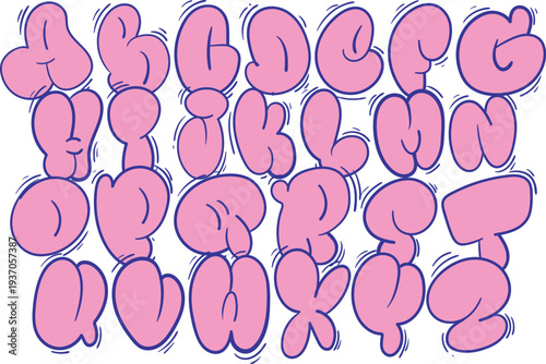 Comic book style font with numbers and symbols set vector