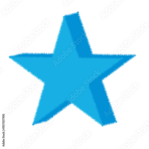 Creative 3D Star Icon Vector Graphic