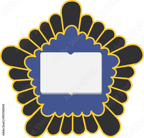 파랑색 바탕의 법원마크 