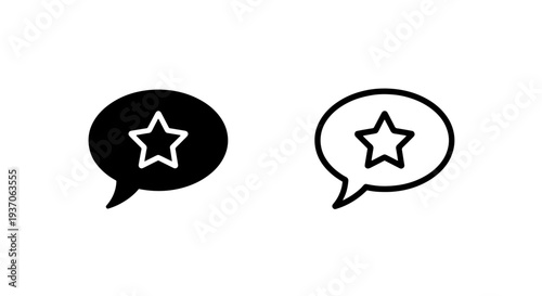 Star Rating Icons: Feedback, Review, Quality, Favorite, Best