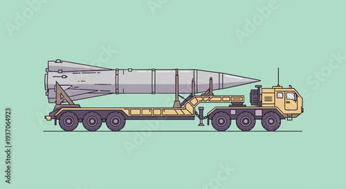 Large Truck Transporting Wind Turbine Blade.