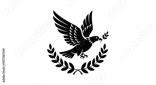 Green tree illustration on white background