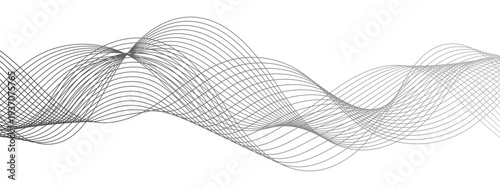 Vector abstract flowing lines in a wave-like pattern, this exudes a sense of fluidity and elegance, perfect for adding a touch of dynamism to any design.