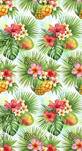 Tropical Fruit Pattern. (1)