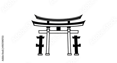 torii, gate, silhouette, japan, shrine, shinto, temple, entrance, sacred, symbol, asian, culture, tradition, religion, spiritual, monument, architecture, structure, landmark, heritage, historic, ancie