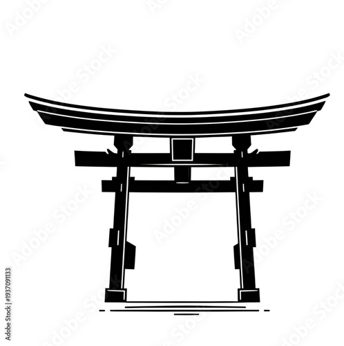 torii, gate, silhouette, japan, shrine, shinto, temple, entrance, sacred, symbol, asian, culture, tradition, religion, spiritual, monument, architecture, structure, landmark, heritage, historic, ancie