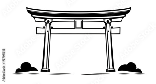 torii, gate, silhouette, japan, shrine, shinto, temple, entrance, sacred, symbol, asian, culture, tradition, religion, spiritual, monument, architecture, structure, landmark, heritage, historic, ancie