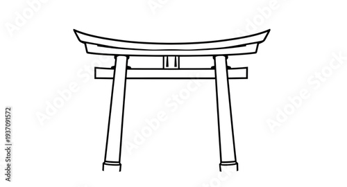 torii, gate, shrine, japan, shinto, temple, entrance, sacred, red, vermilion, wood, pillar, crossbeam, arch, landmark, culture, tradition, religion, spiritual, symbol, asian, heritage, monument, archi