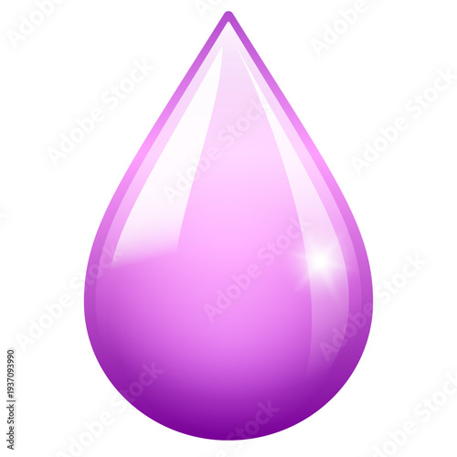 Lavender oil drop vector icon