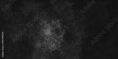 Abstract black gray wall textured background. Empty gray rusty stone or metal surface texture. Dark smoke texture. Black and white grunge wall. Light fog backgrounds. Cloud sky night. Slate surface.