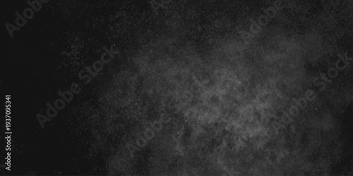 Abstract black gray wall textured background. Empty gray rusty stone or metal surface texture. Dark smoke texture. Black and white grunge wall. Light fog backgrounds. Cloud sky night. Slate surface.