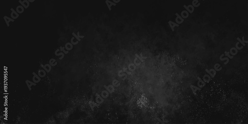 Abstract black gray wall textured background. Empty gray rusty stone or metal surface texture. Dark smoke texture. Black and white grunge wall. Light fog backgrounds. Cloud sky night. Slate surface.