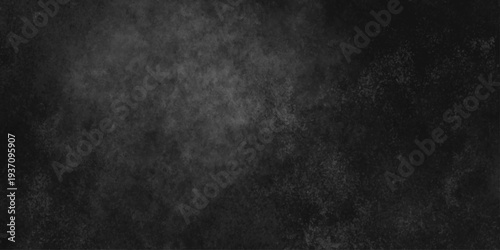 Abstract black gray wall textured background. Empty gray rusty stone or metal surface texture. Dark smoke texture. Black and white grunge wall. Light fog backgrounds. Cloud sky night. Slate surface.