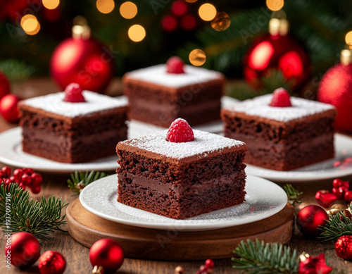christmas chocolate cake