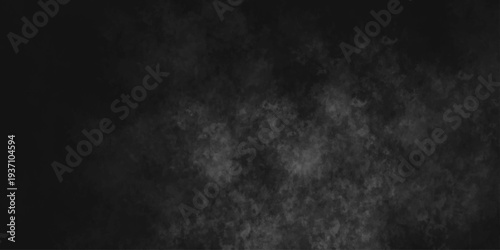 Abstract black gray wall textured background. Empty gray rusty stone or metal surface texture. Dark smoke texture. Black and white grunge wall. Light fog backgrounds. Cloud sky night. Slate surface.