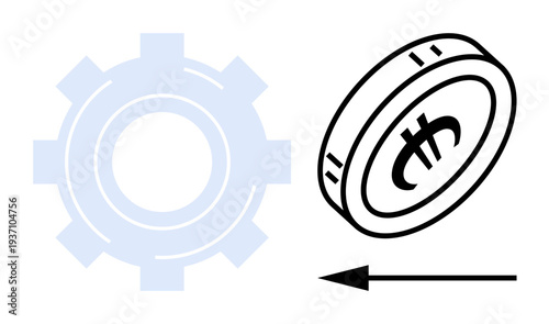 Cryptocurrency concept. Cryptocurrency innovation for financial systems using blockchain technology. Cryptocurrency linking finance, innovation, and decentralized transactions. Perfect for fintech