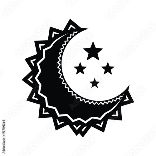 Crescent Moon Stars Emblem Commercial