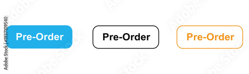 Pre order button designs