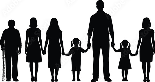 Railway maintenance crew silhouette set featuring construction workers repairing tracks with industrial tools and heavy machinery, isolated vector illustration.