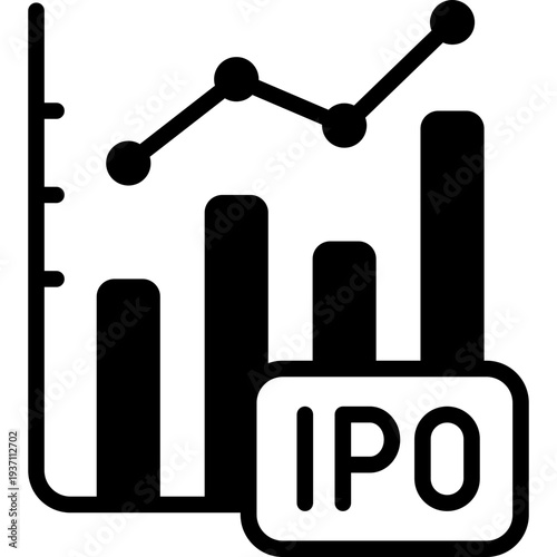 IPO glyph icon