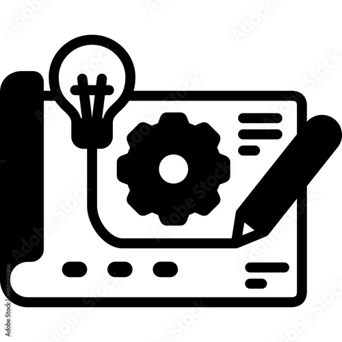 Blueprint glyph icon