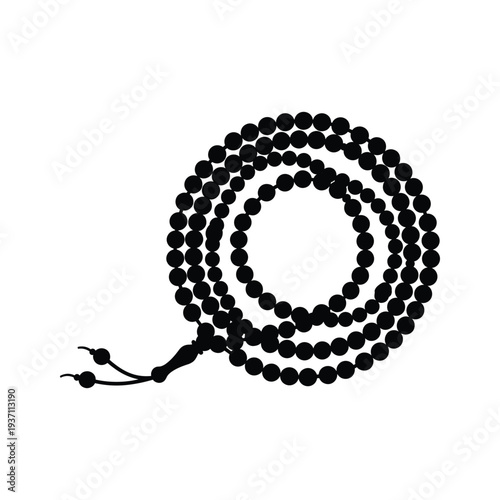 Rosary Beads Prayer Circle Commercial Graphic