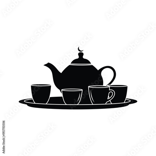 Tea Set Tray Presentation Commercial