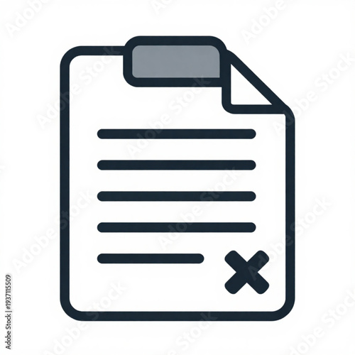 Medical Report Minimal Flat Vector Icon

