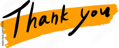 thank you 손글씨 illustration