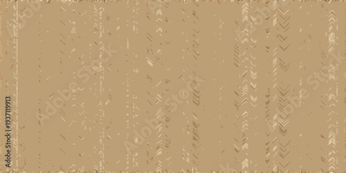 Abstract beige background with repeating linear arrow and v shaped patterns