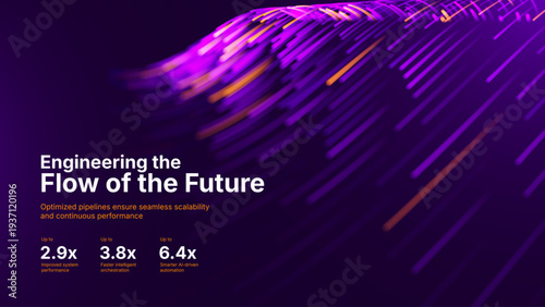 Pulsing Light Trails Capture The Essence Of Data Streaming. Futuristic Tech Art For 5G Networks, Optical Fibers, And Digital Innovation Backgrounds.